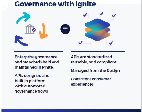 API governance model with ignite platform