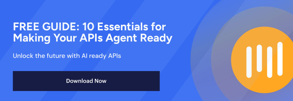 Banner for 10 essentials for API AI Consumption whitepaper download