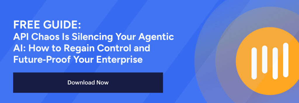 Banner for fixing API chaos whitepaper download